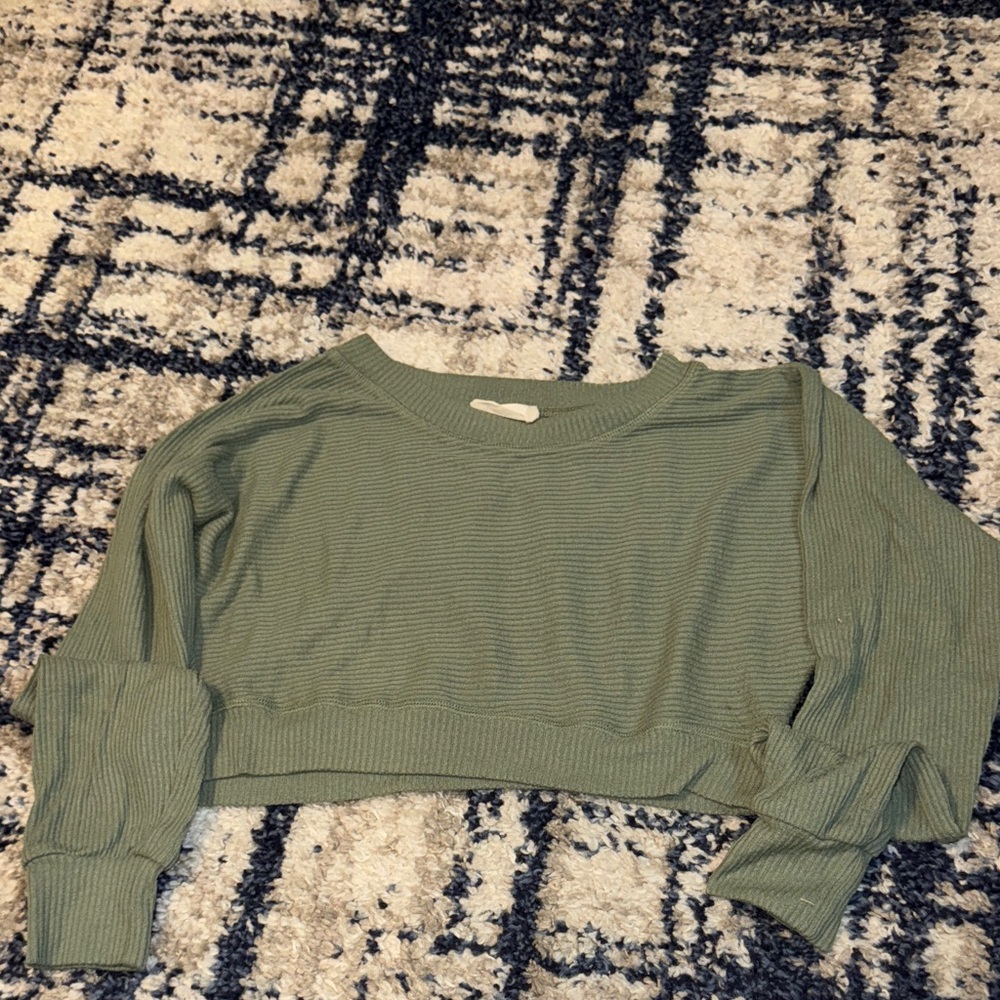 Alternative Olive Knit Top